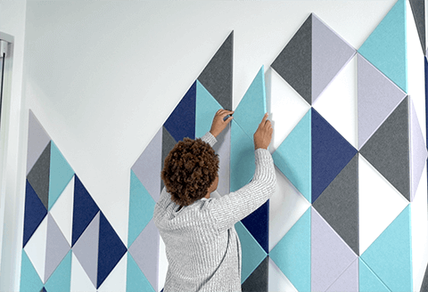 How to Do a Large-Scale Installation with Felt Board Tiles
