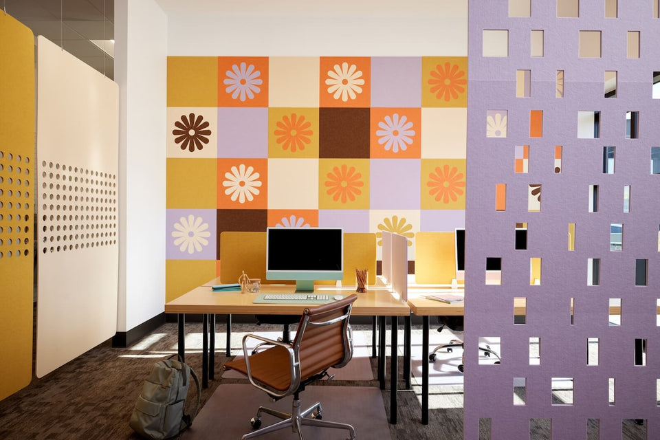 How Felt Tiles for Walls Can Improve Office Acoustics and Create a Calmer Work Environment