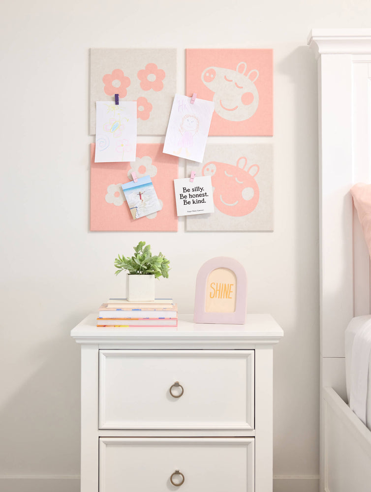 Peppa Pigâą Room Decor: How Felt Wall Tiles Can Support Positive Child Development