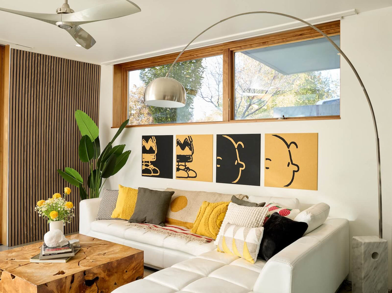 How to Decorate with Charlie Brown-Themed Felt Wall Tiles