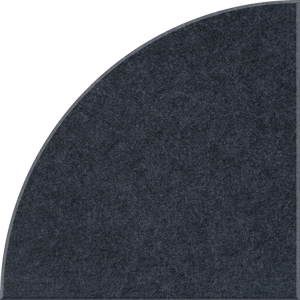 Cast Quarter Circle Tile