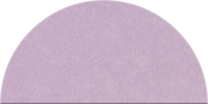 Lilac Large Half Circle Tile