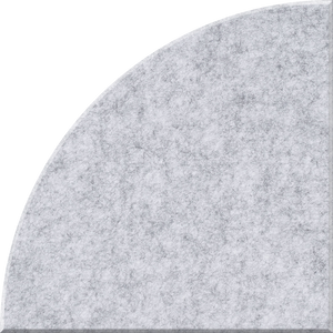 Nickel Quarter Circle Tile