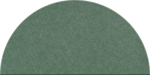 Palm Large Half Circle Tile