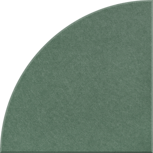 Palm Quarter Circle Tile