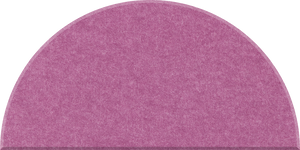 Plum Half Circle Tile