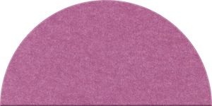 Plum Large Half Circle Tile