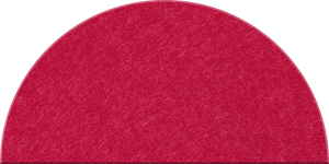 Ruby Large Half Circle Tile