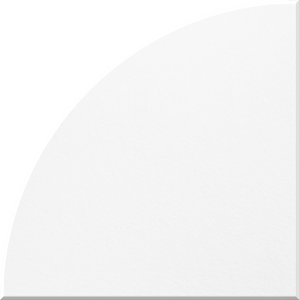 Zinc Quarter Circle Tile