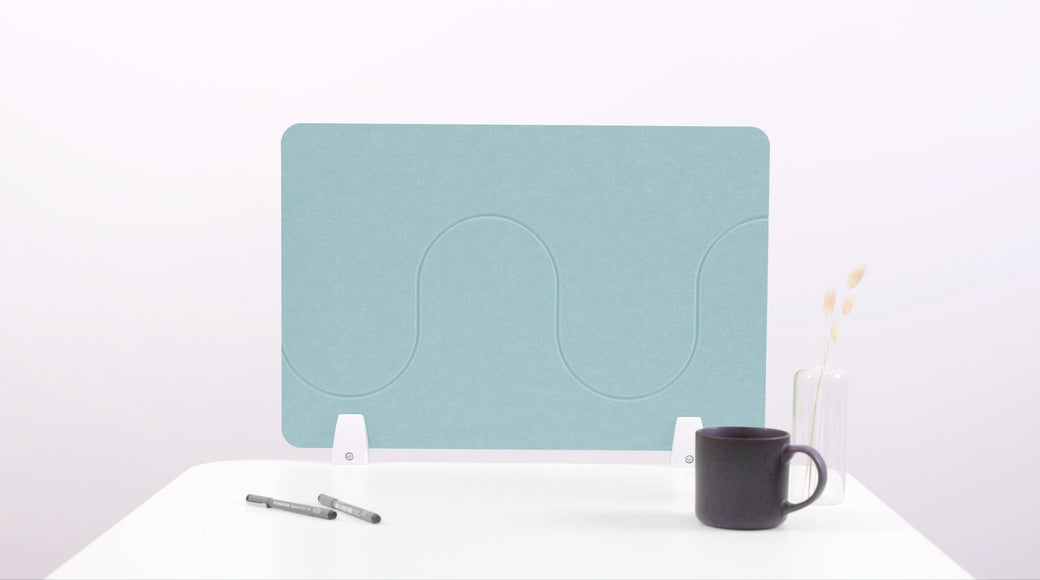 Baby Blue Desk Divider