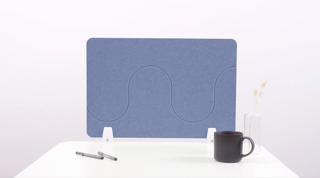 Periwinkle Desk Divider