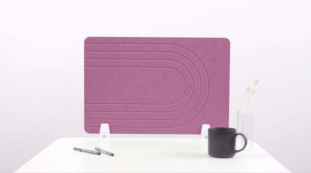 Plum Desk Divider