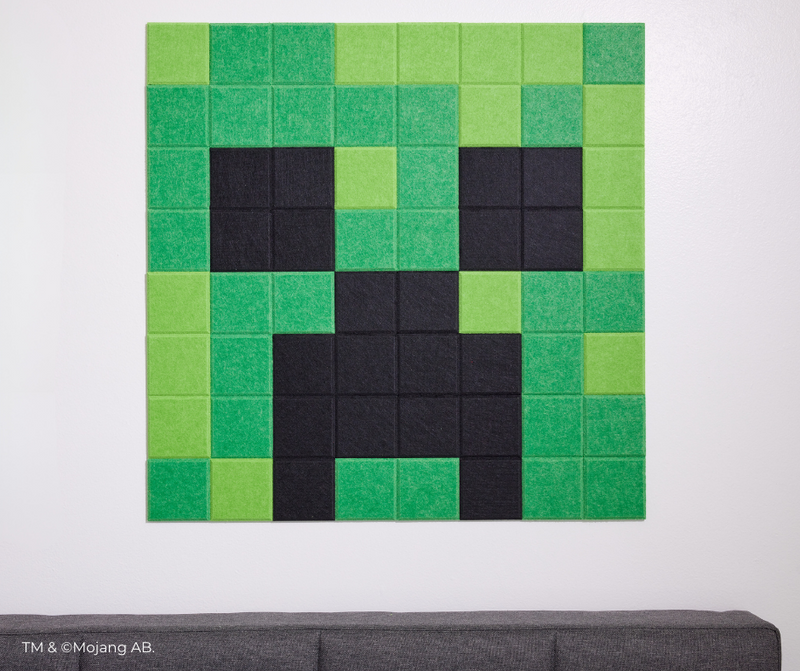 minecraft large steve and large creeper