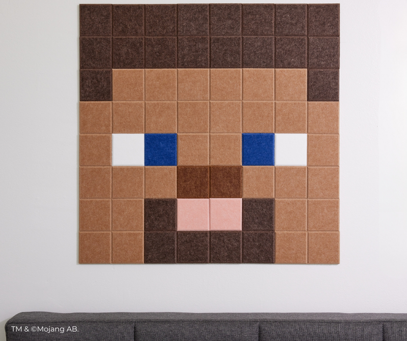 large steve and large creeper