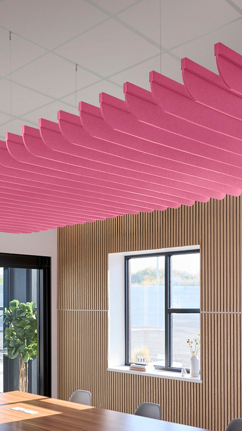 Hot Pink Acoustic Blade Baffle