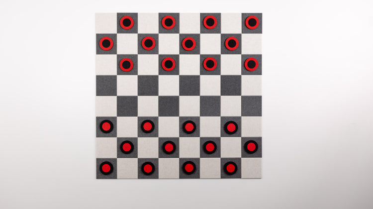 Checkers Wall Game