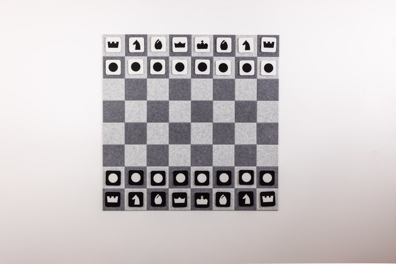 Standard Armor/Nickel Chess Board
