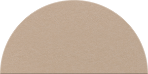 Cashmere Large Half Circle Tile