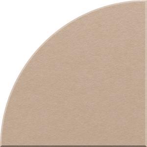 Cashmere Quarter Circle Tile