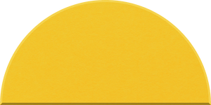Citrine Half Circle Tile