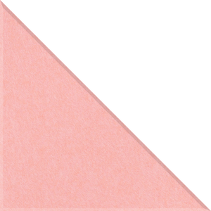 Coral 90° Triangle Tile