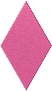 Hot Pink Small Diamond Tile