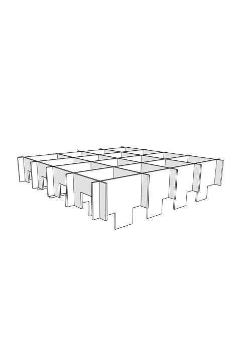 Drop Ceiling Cloud Baffle