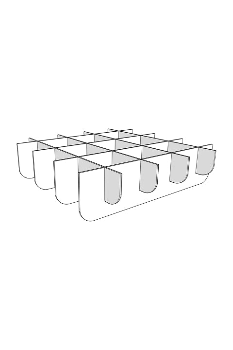 Fin Ceiling Cloud Baffle
