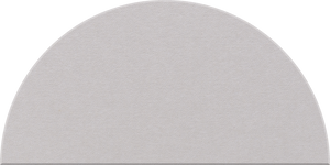 Fog Large Half Circle Tile