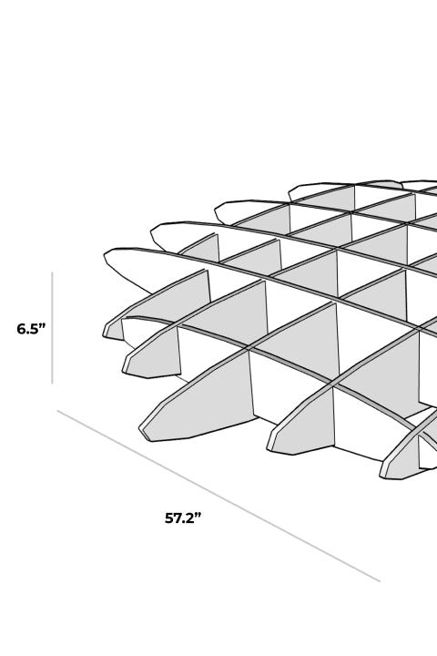 Foil Ceiling Cloud Baffle