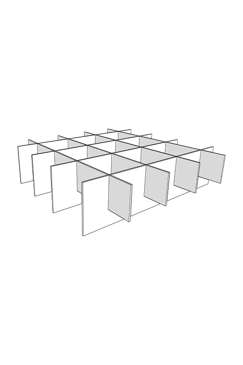 Grid Ceiling Cloud Baffle