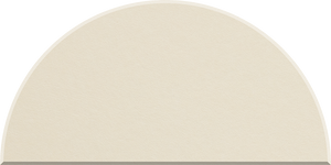 Ivory Half Circle Tile