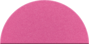 Hot Pink Half Circle Tile