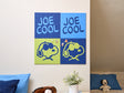 Felt Right x Peanuts Joe Cool Pinboard Installed on Wall in Green and Blue