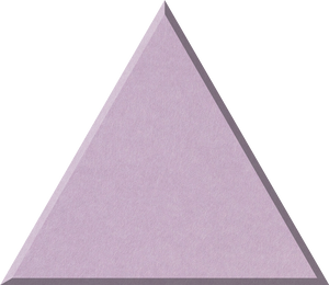 Lilac Large Triangle Tile