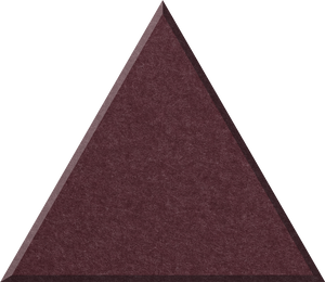 Wine Large Triangle Tile