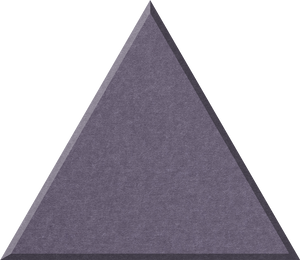 Wisteria Large Triangle Tile