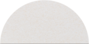 Latte Large Half Circle Tile