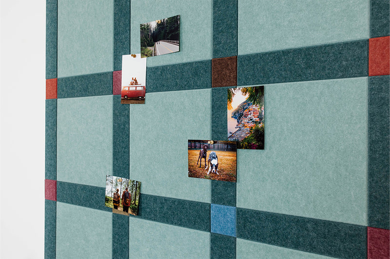 Multi-Color Acoustic Felt Right Pin Board