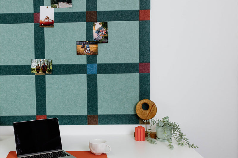 Multi-Color Acoustic Felt Right Pin Board