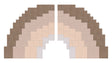 Pixel Rainbow Warm