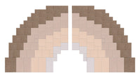 Pixel Rainbow Warm