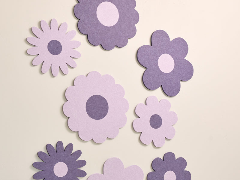 Purple Blossoms Close-up