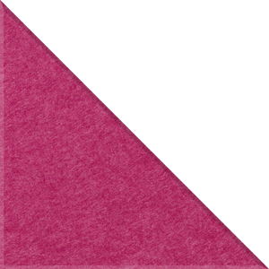 Raspberry 90° Triangle Tile