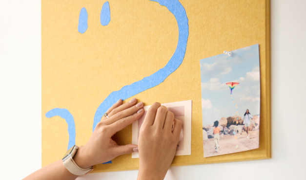 pinned and repinned felt wall panels