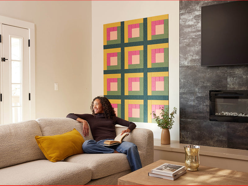 Colorful abstract panels