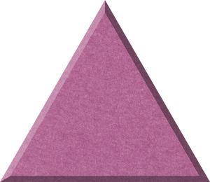 Plum Small Triangle Tile