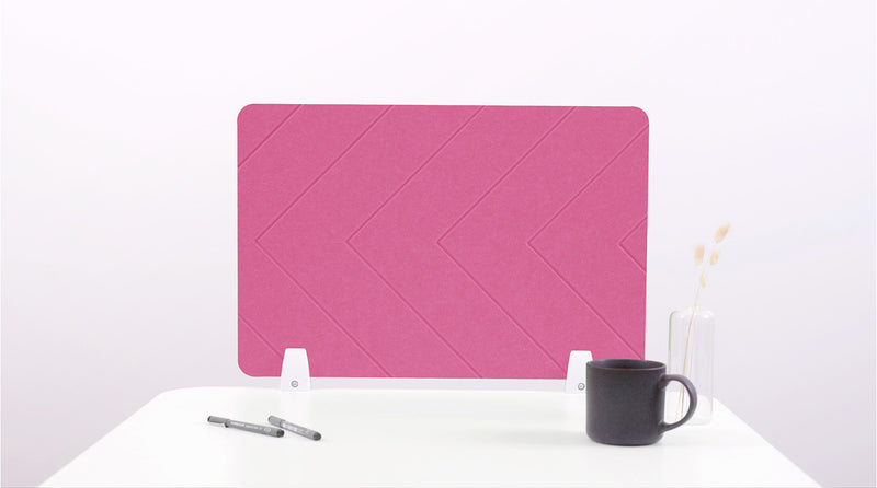 Small Hot Pink Desk Divider