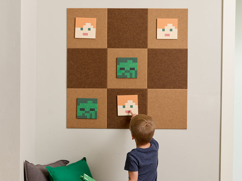 Minecraft™ Alex Tic-Tac-Toe Brown details