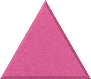 Hot Pink Small Triangle Tile